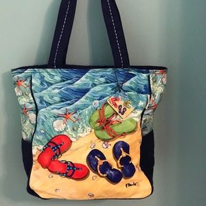 NWOT Sun N Sand Paul Brent Beach Bag